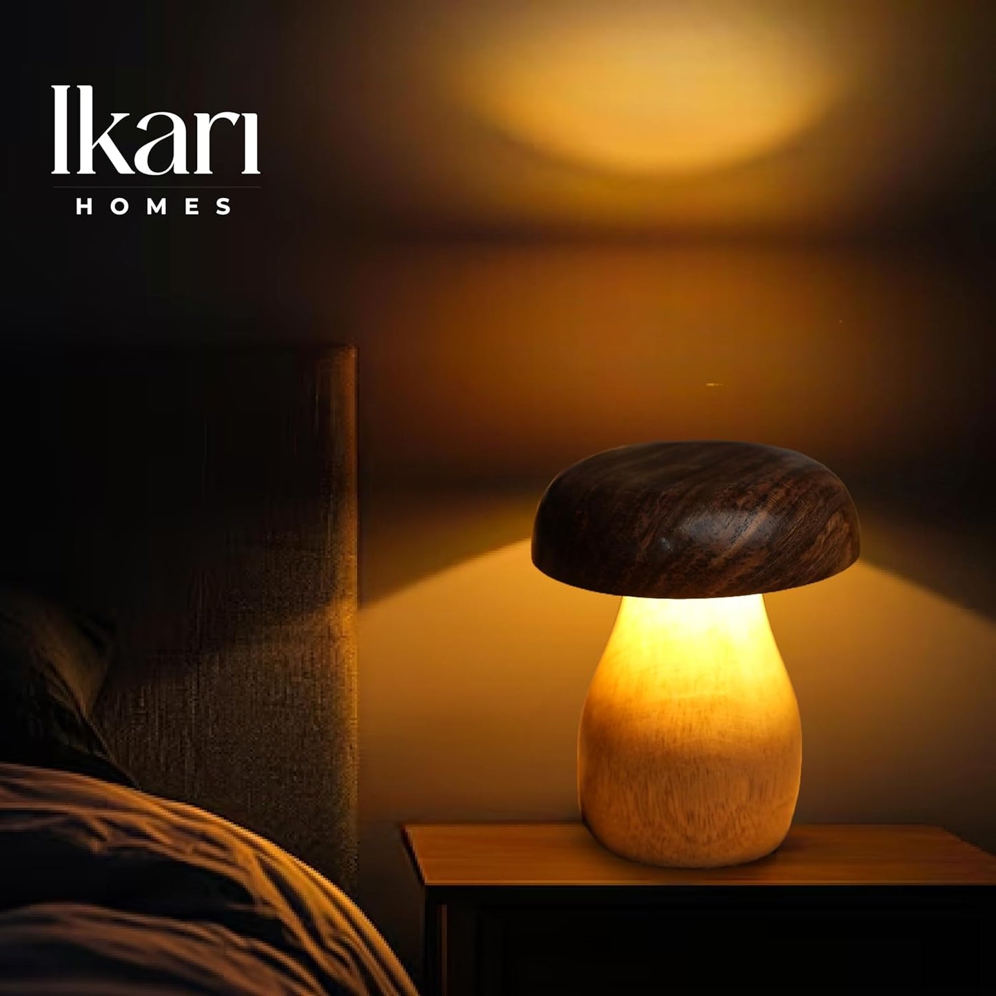 Mushroom Table Lamp - Warm light