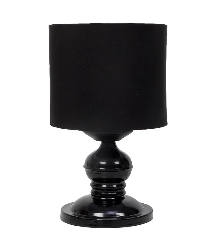 tu casa Table Lamp, Night Lamp for Bedroom, Decoration Bedside Lamp, Metal Table Lamp with Satin Shade| Nightstand Lamps for Bedroom, Living Room, Gift| Home Decor Items