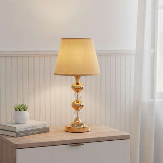 ELARE Crystal Shine Designer Lamp for Hotel Bedroom