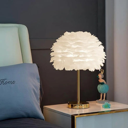 Feather Table lamp -  Soft white Ambient Glow