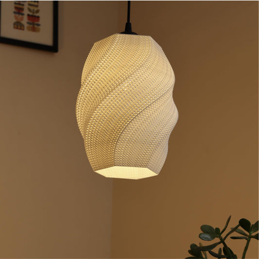 Josefina Pendant Light | Natural White | Small Size | Decorative Ceiling Lamp for Home, Office & Restaurant