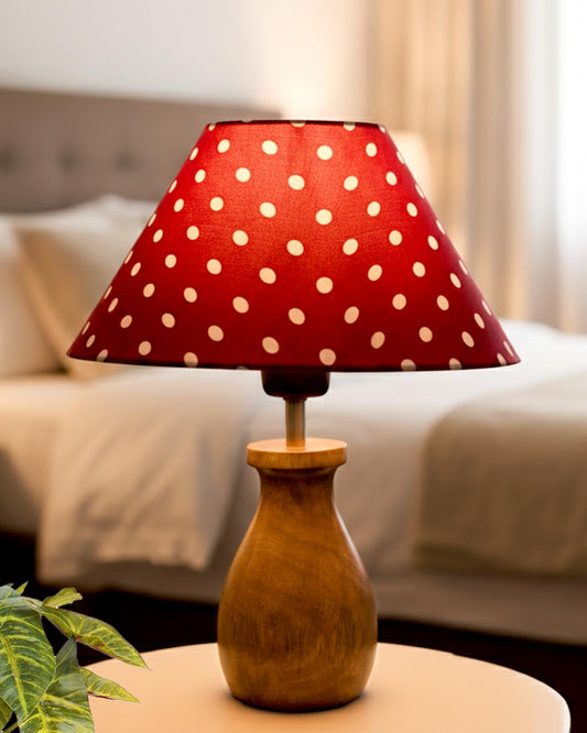 Wooden Bedside Lamp - Warm Light for Cozy Interiors