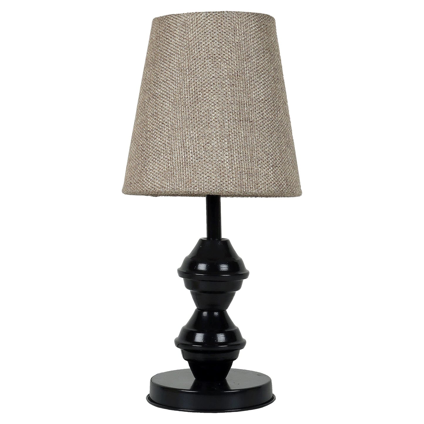 tu casa Table Lamp, Night Lamp for Bedroom, Decoration Bedside Lamp, Metal Table Lamp with Satin Shade| Nightstand Lamps for Bedroom, Living Room, Gift| Home Decor Items