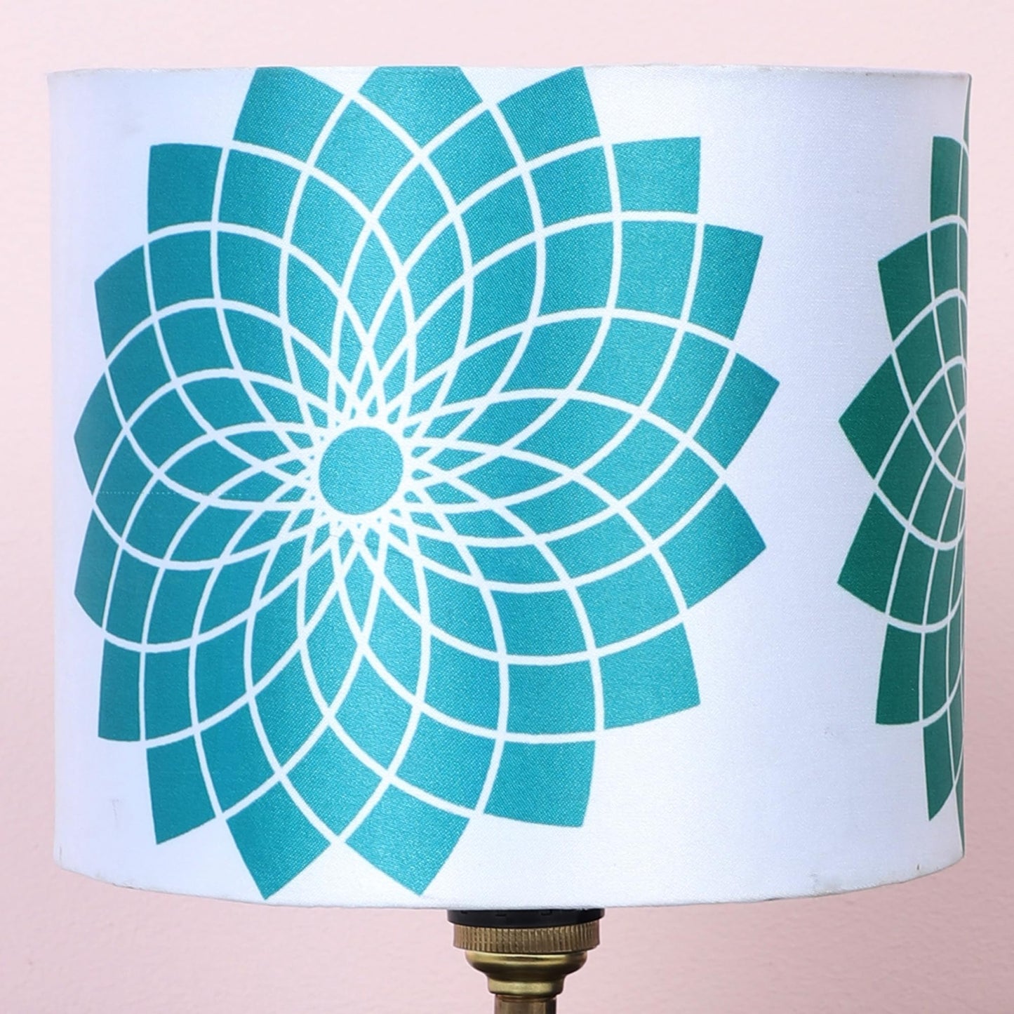 tu casa Table Lamp, Night Lamp for Bedroom, Decoration Bedside Lamp, Metal Table Lamp with Satin Shade| Nightstand Lamps for Bedroom, Living Room, Gift| Home Decor Items