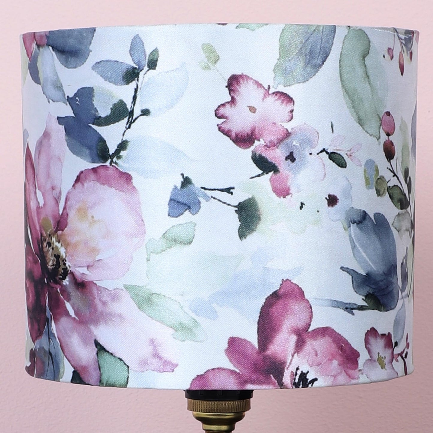 tu casa Table Lamp, Night Lamp for Bedroom, Decoration Bedside Lamp, Metal Table Lamp with Satin Shade| Nightstand Lamps for Bedroom, Living Room, Gift| Home Decor Items