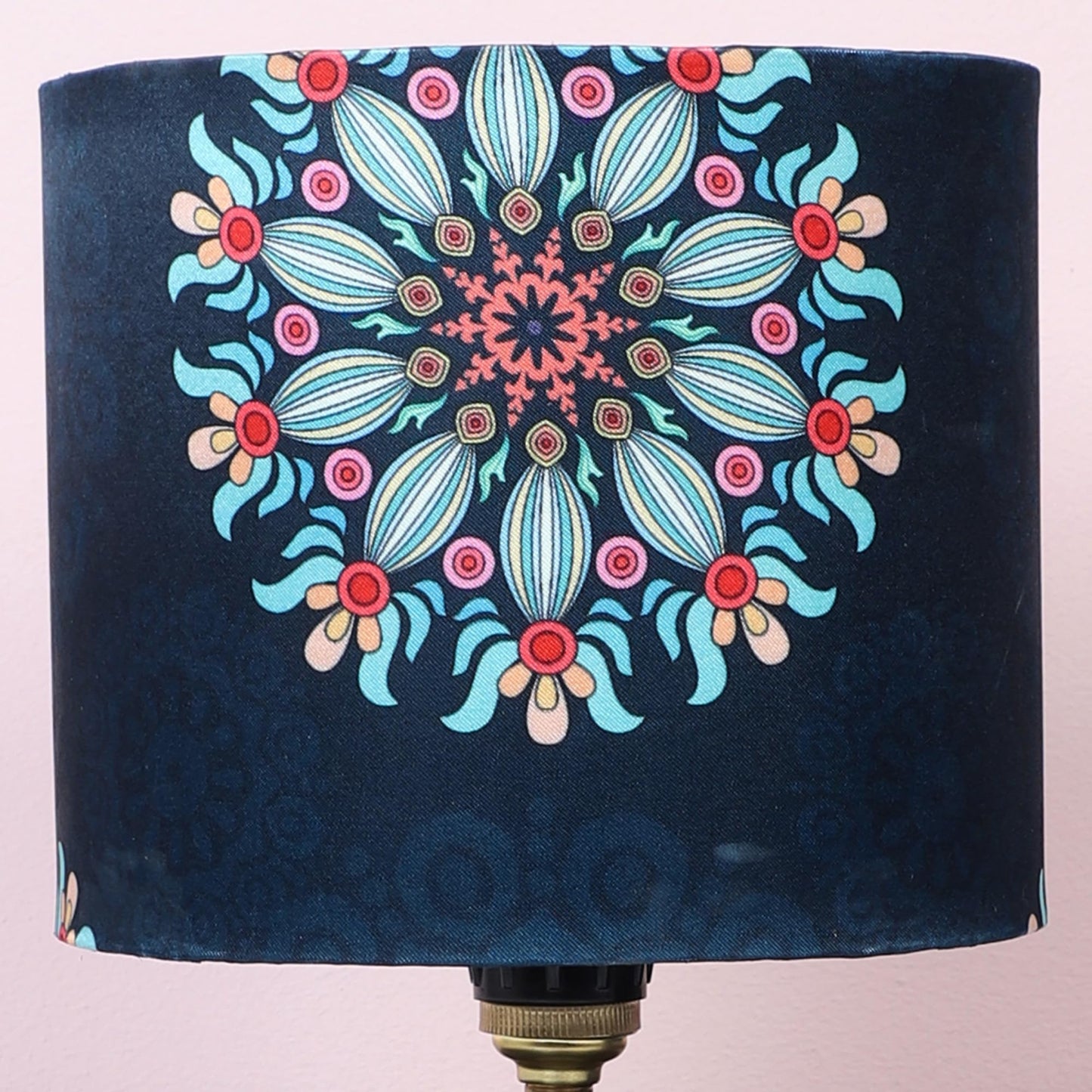 tu casa Table Lamp, Night Lamp for Bedroom, Decoration Bedside Lamp, Metal Table Lamp with Satin Shade| Nightstand Lamps for Bedroom, Living Room, Gift| Home Decor Items